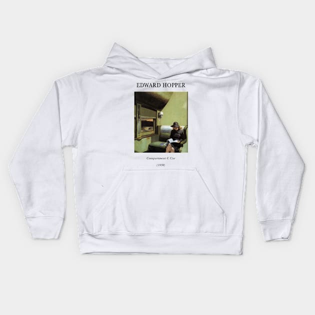 edward hopper painting Kids Hoodie by thecolddots